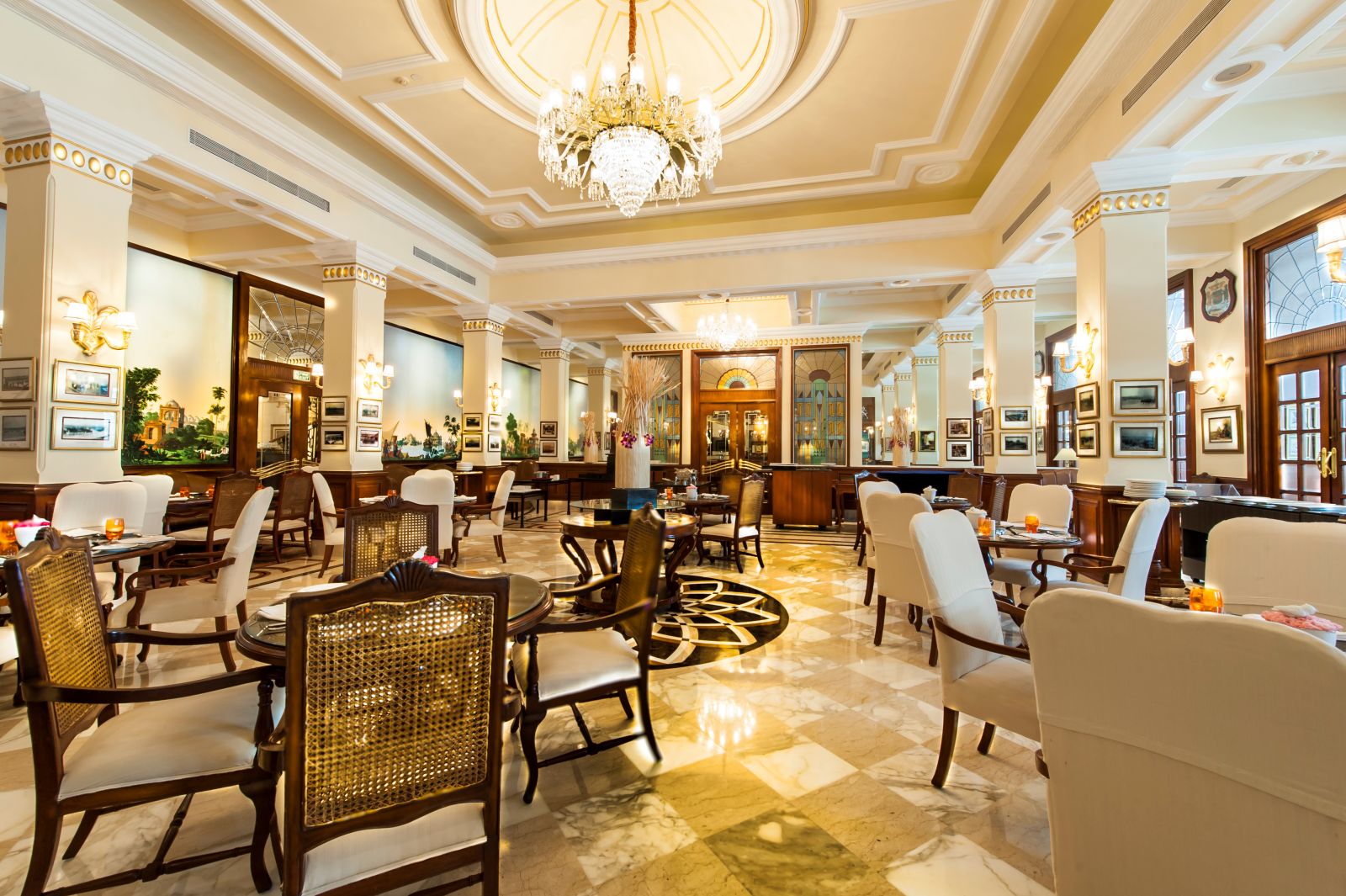 One of the restaurants at the Imperial New Delhi