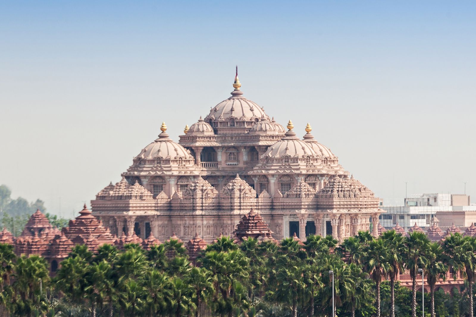 Akshardham Hindu Temple in Delhi, India