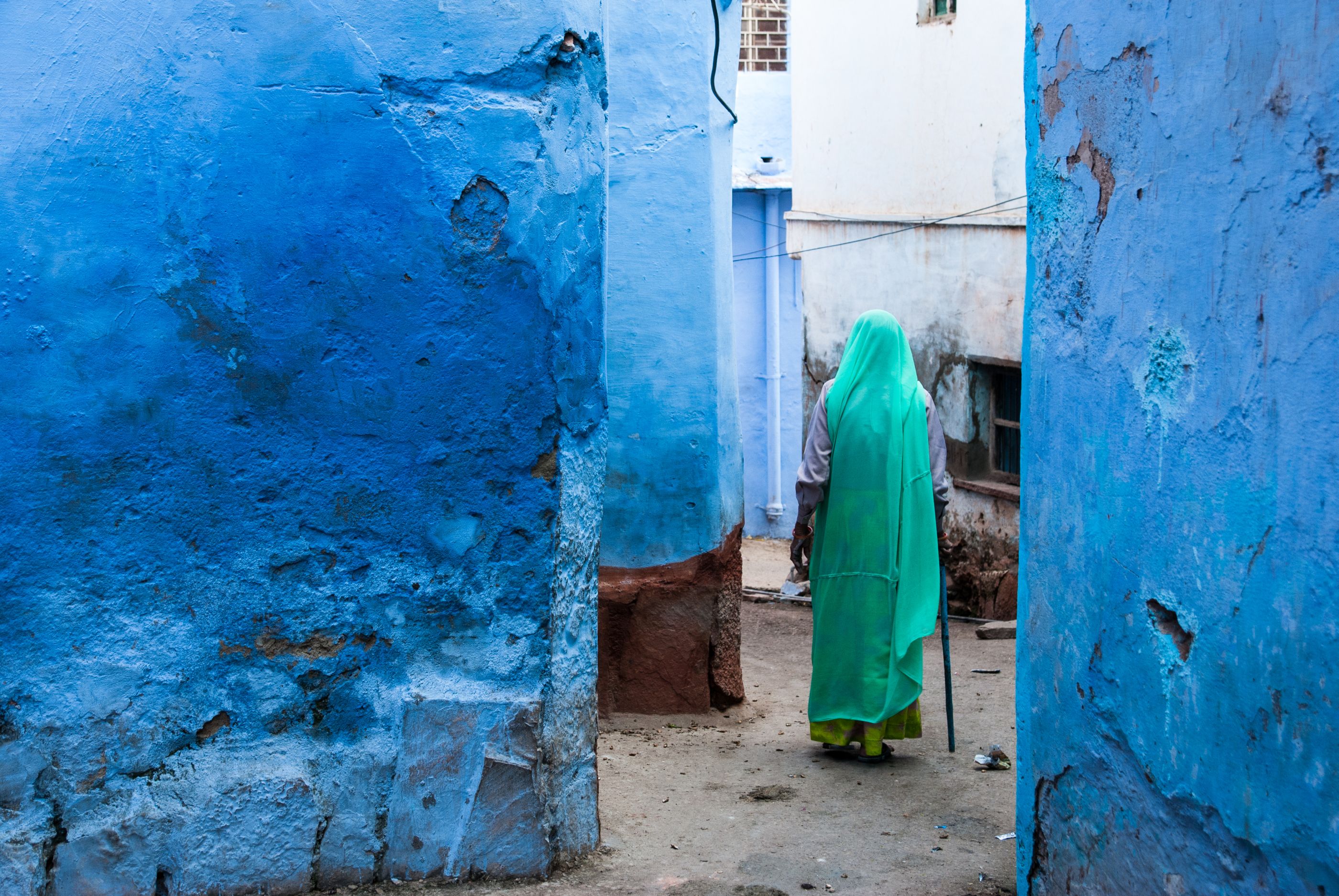 Blue city of Jodhpur, India