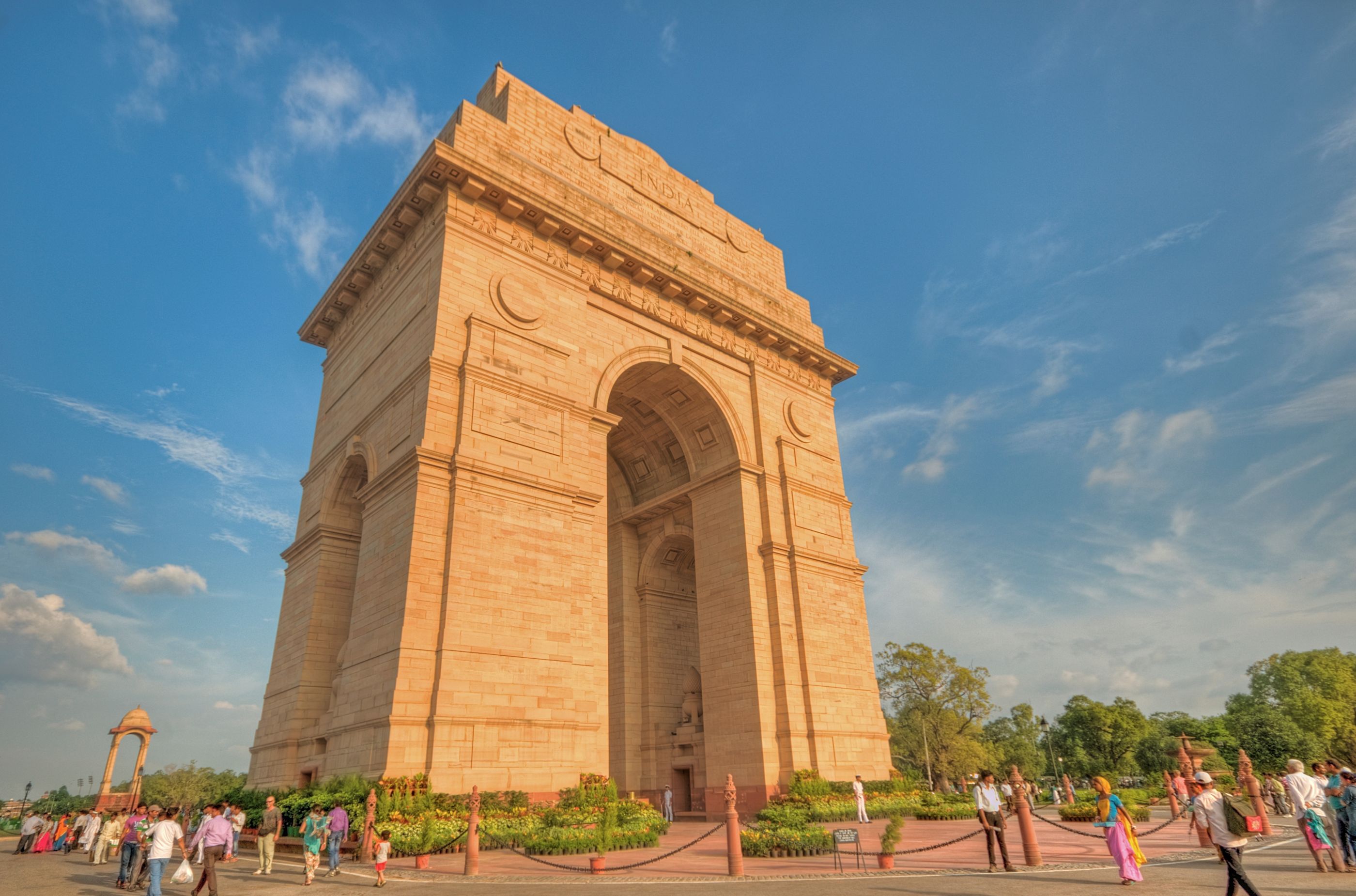 The India Gate at New Delhi, India