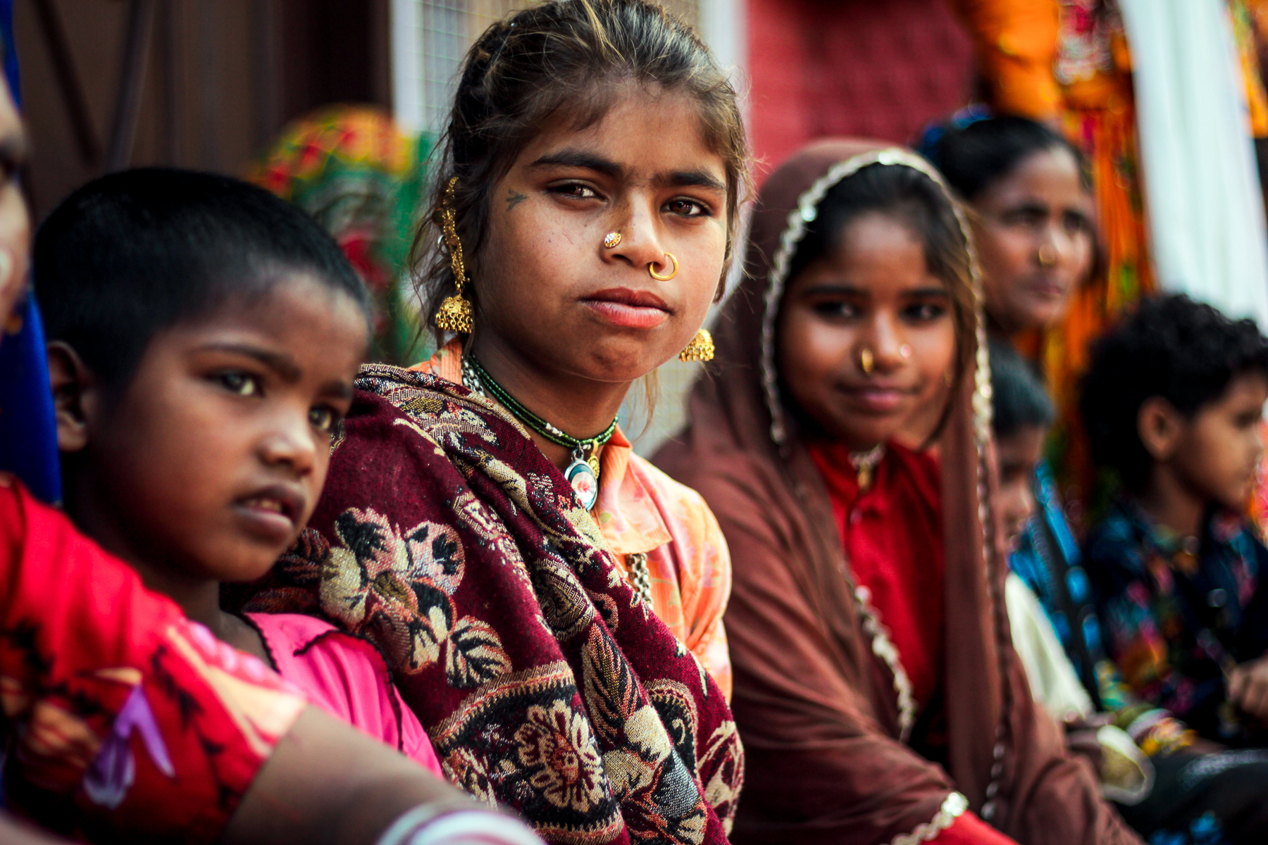 Portrait of Indian children