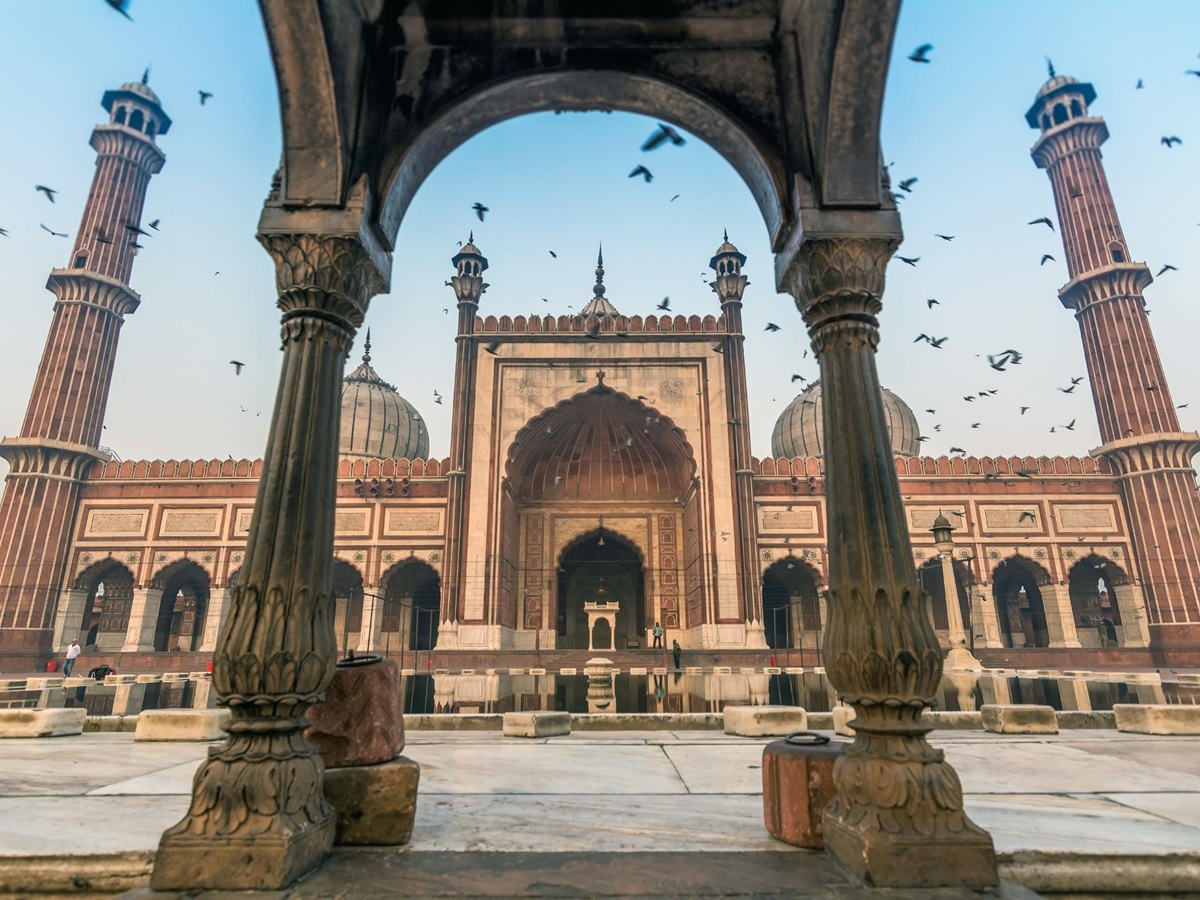 The Jama Masjid in Old Delhi, India