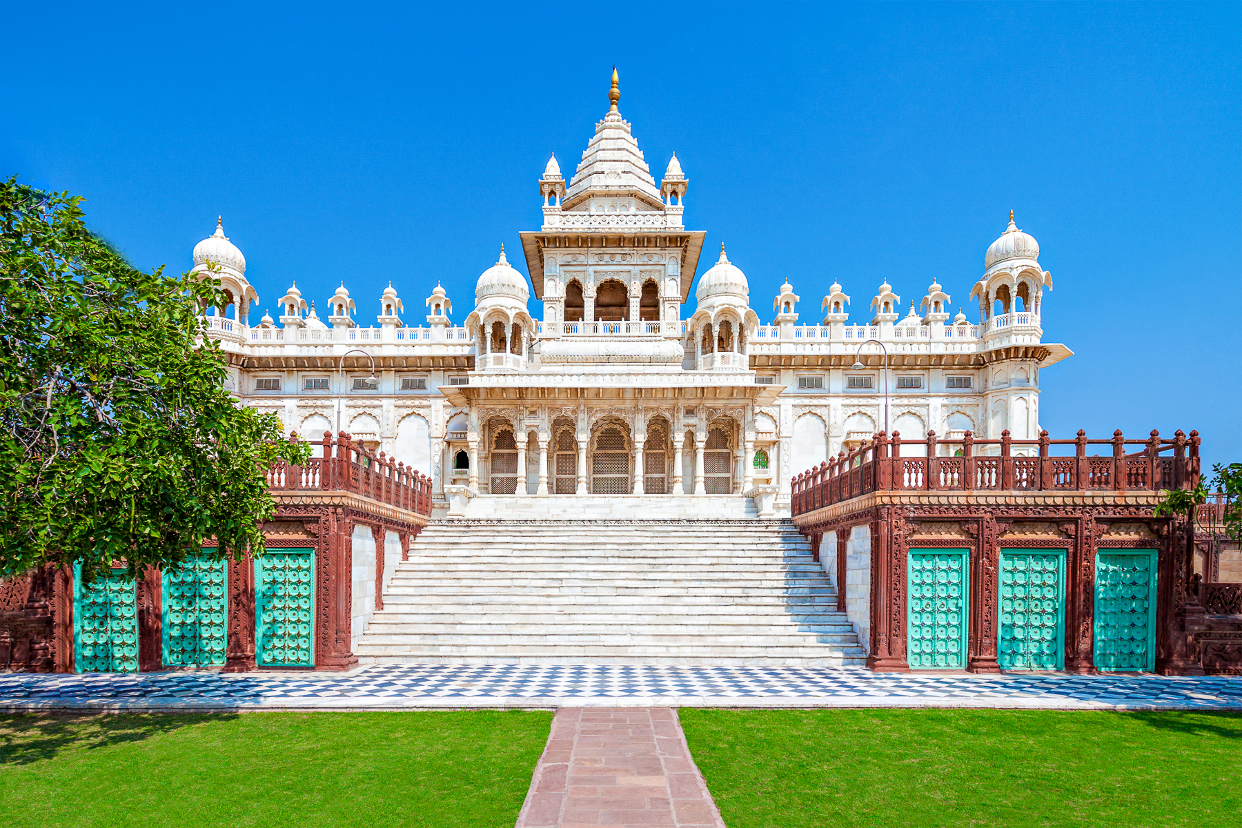 Exterior view of Jaswant Thada in Jodhpur