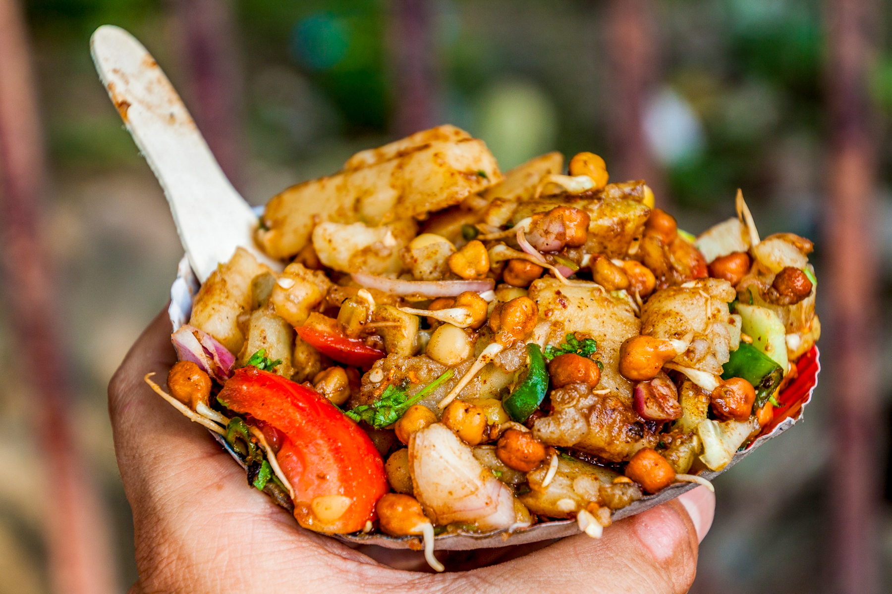 Street food served in Kolkata