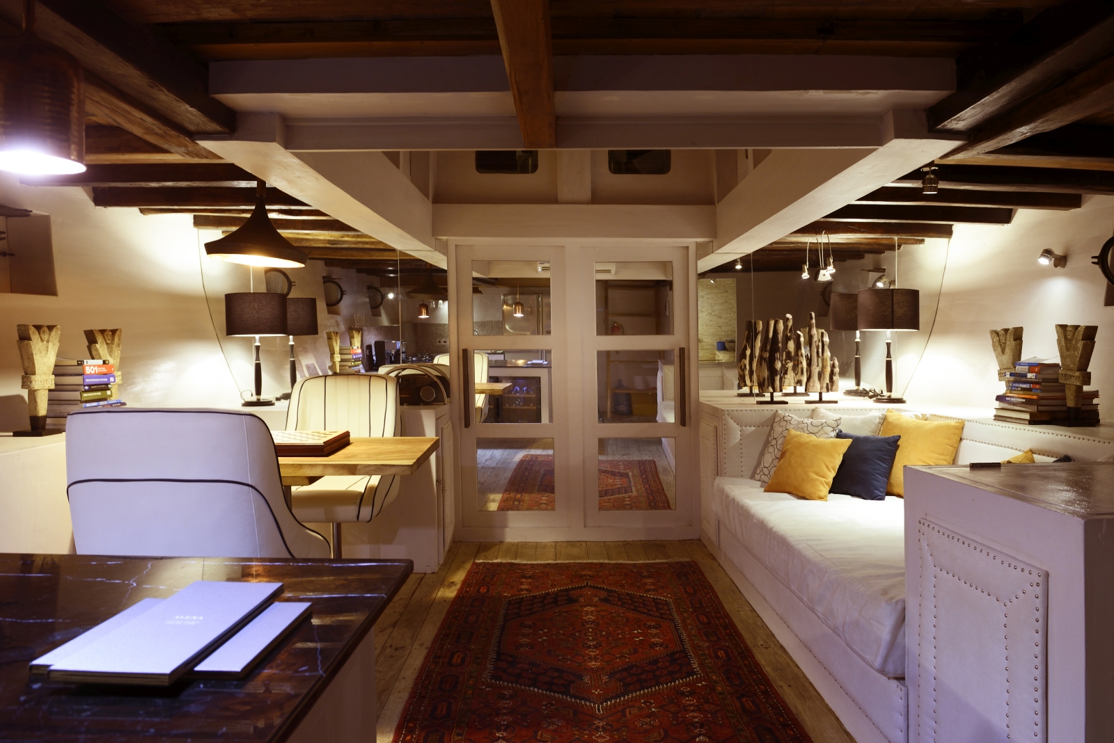 Indoor Living Area of Alexa with seating and table, Indonesia