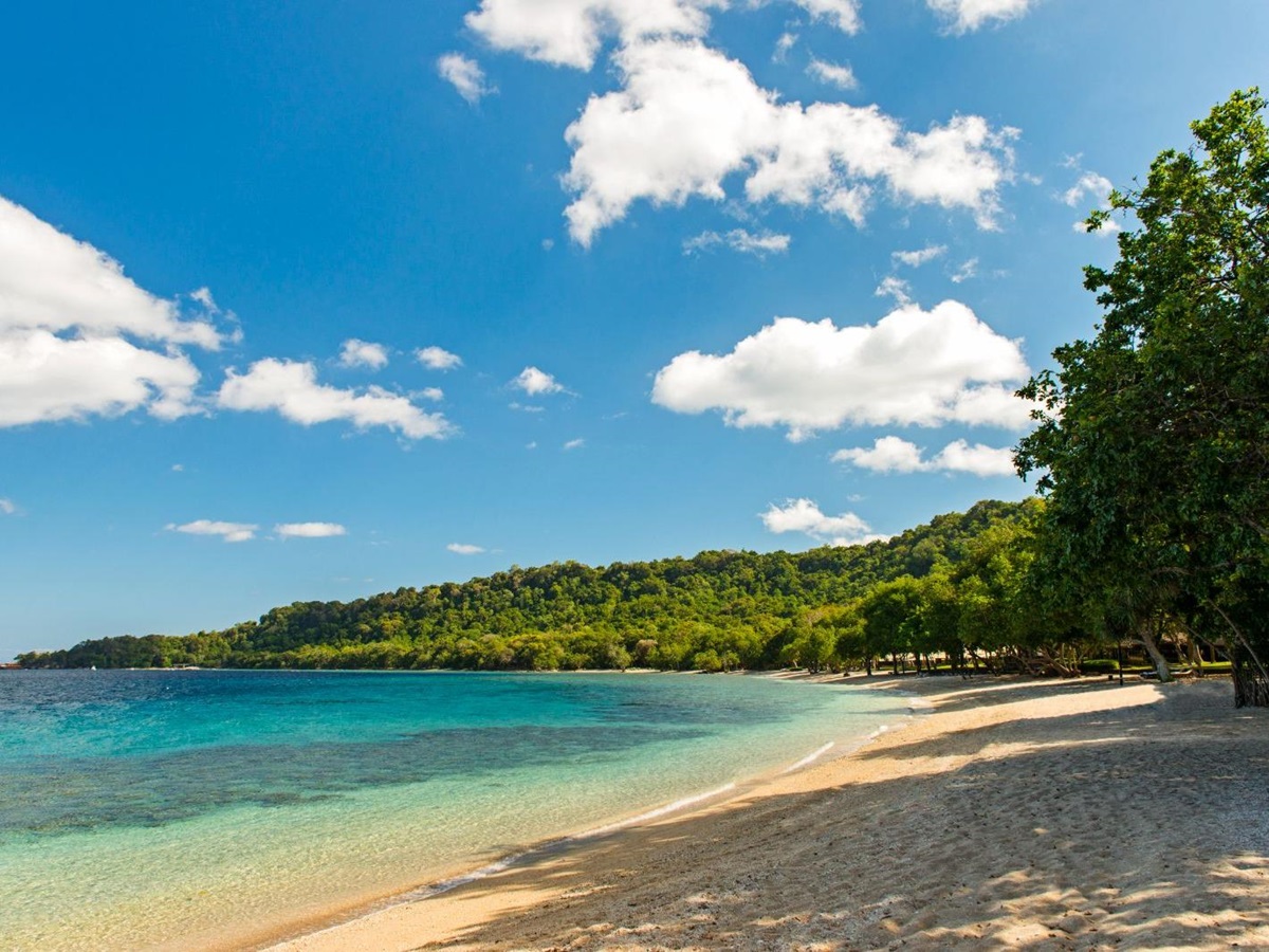 Amanwana beach on Moyo Island