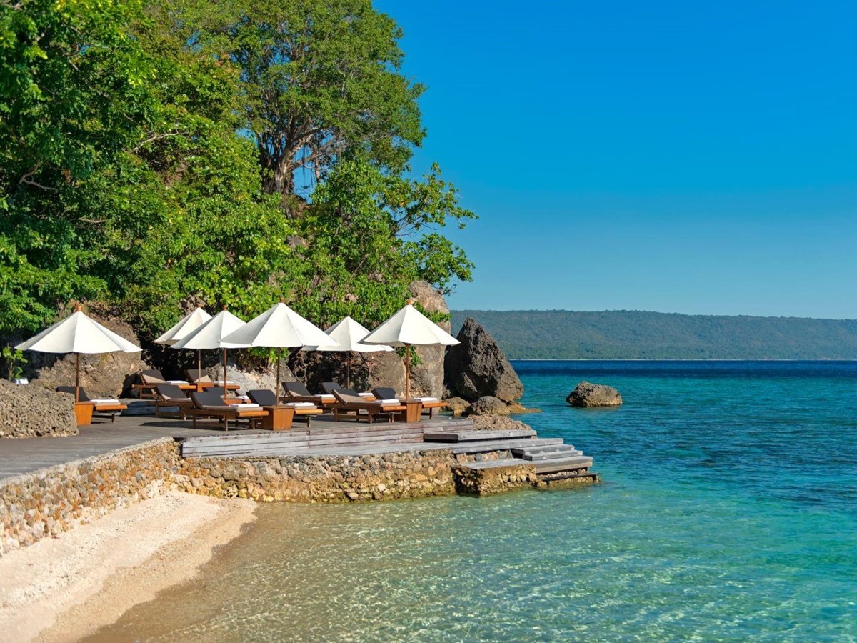 Pavilion at Amanwana on Moyo Island