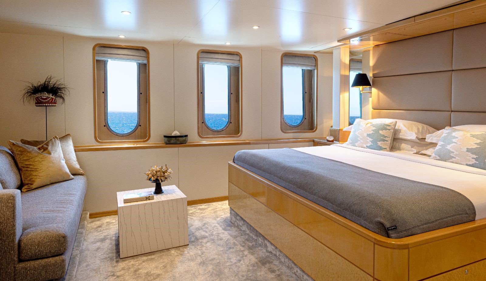 Double cabin onboard the Aqua Blu in Indonesia