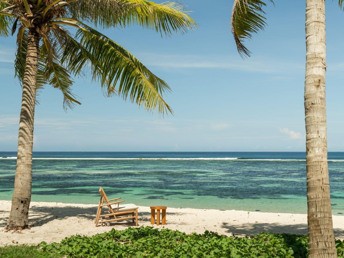 Beachfront at Cap Karoso resort on the island of Sumba in Indonesia