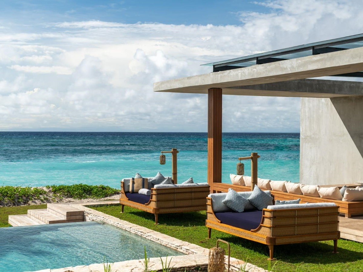 Beach club at Cap Karoso resort on the island of Sumba in Indonesia