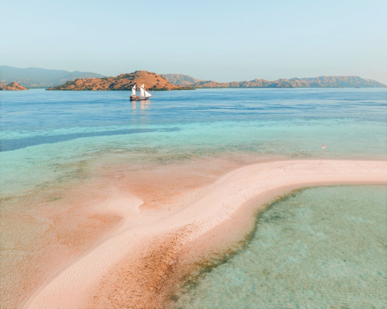 View of Celestia on the waters of Komodo in Indonesia