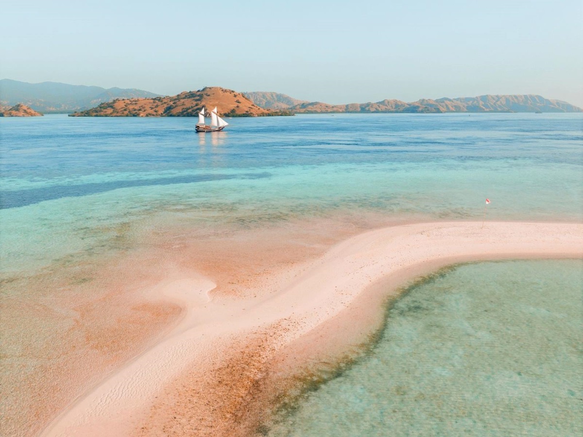 View of Celestia on the waters of Komodo in Indonesia