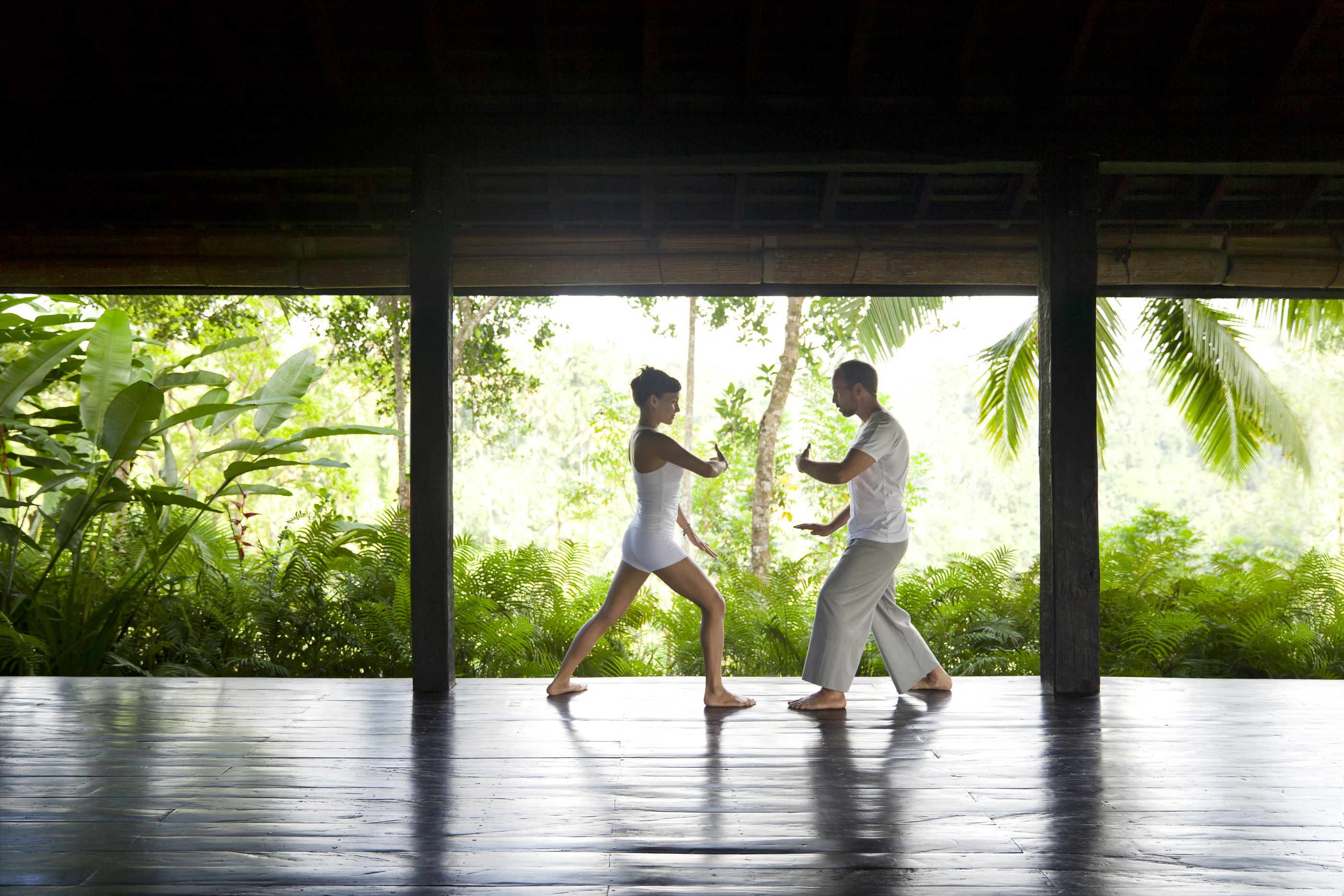 Qigong at Como Shambhala, Indonesia