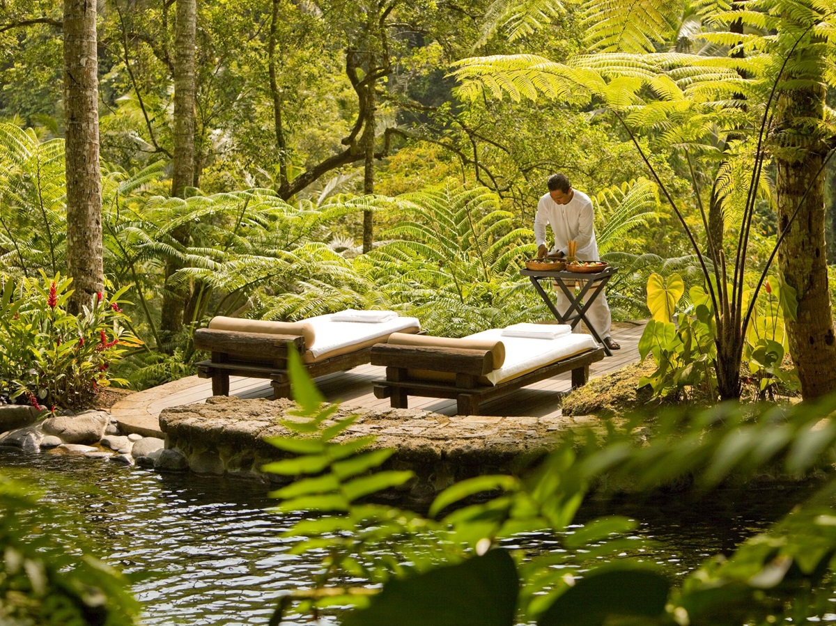 Massage beds at Como Shambhala, Indonesia