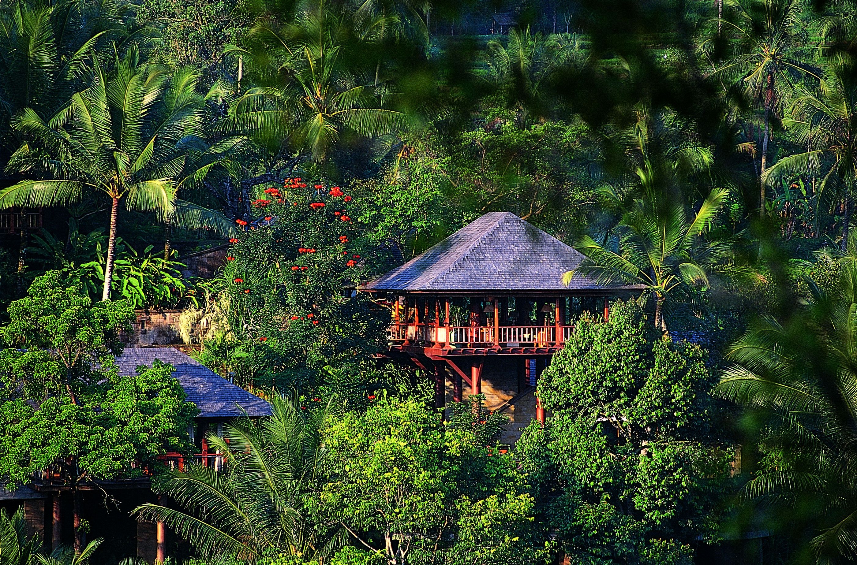 Wanakasa seen from a distance at Como Shambhala, Indonesia