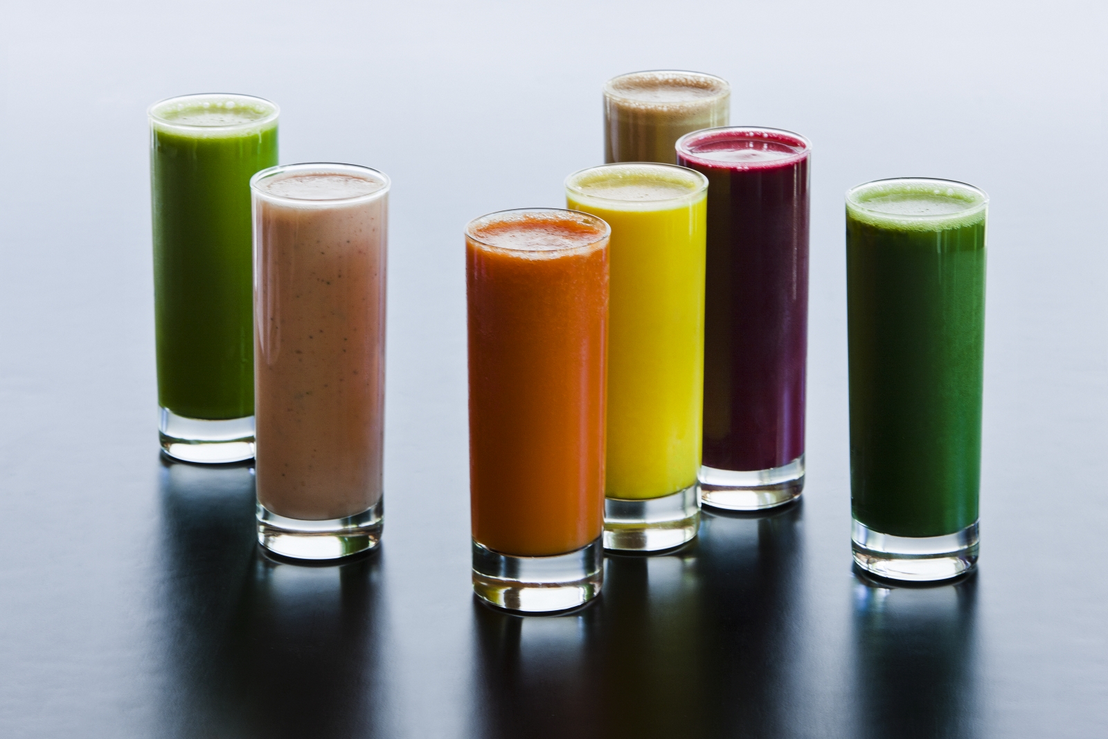 Different juices to vitalise at COMO Shambhala