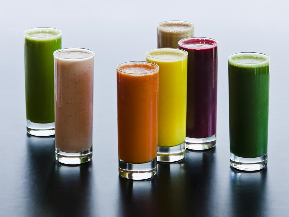 Different juices to vitalise at COMO Shambhala