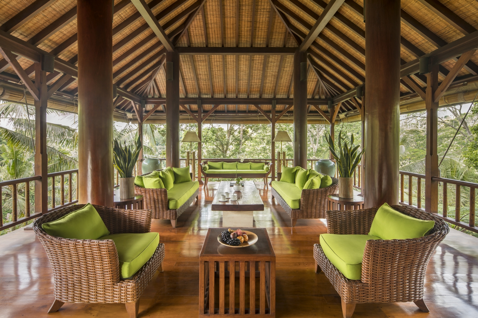 Open-sided Lounge are at Wanakasa residence