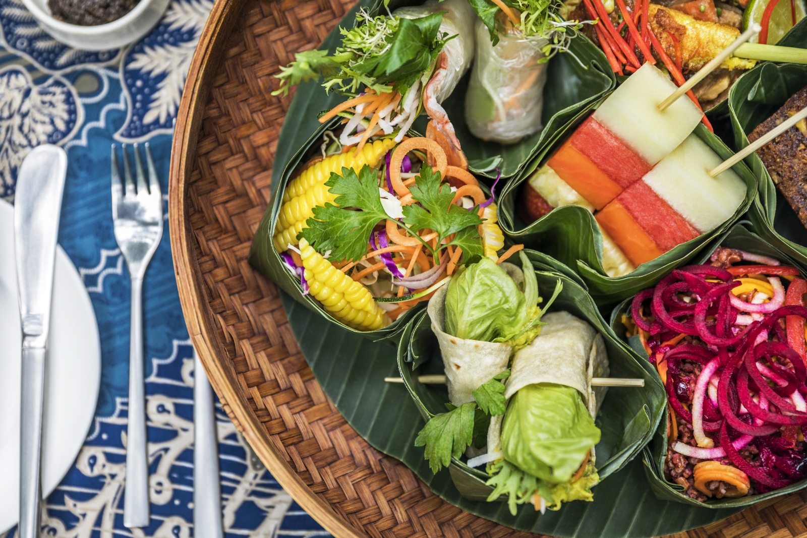 Refreshing snacks at COMO Shambhala