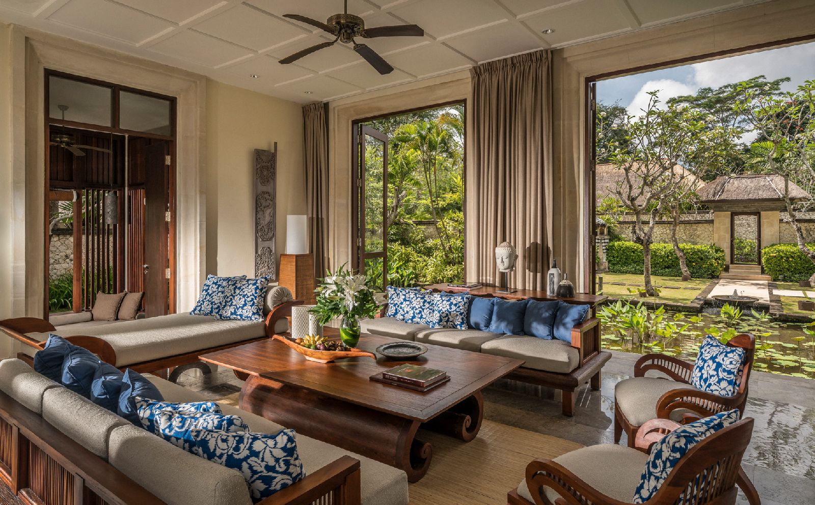Lounge area at the Four Seasons Bali at Jimbaran Bay
