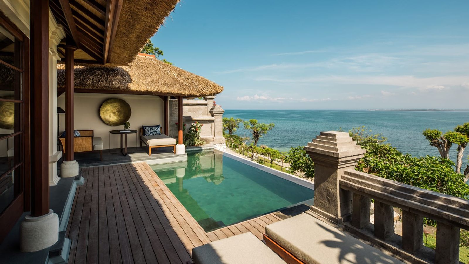 Premier Ocean View room with pool at the Four Seasons Bali at Jimbaran Bay