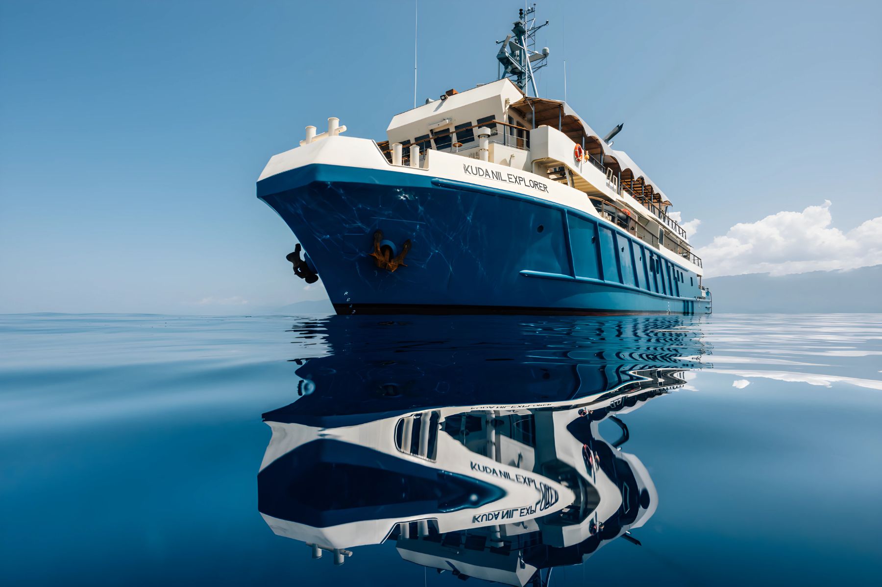Facade of the Kudanil Explorer in Indonesia