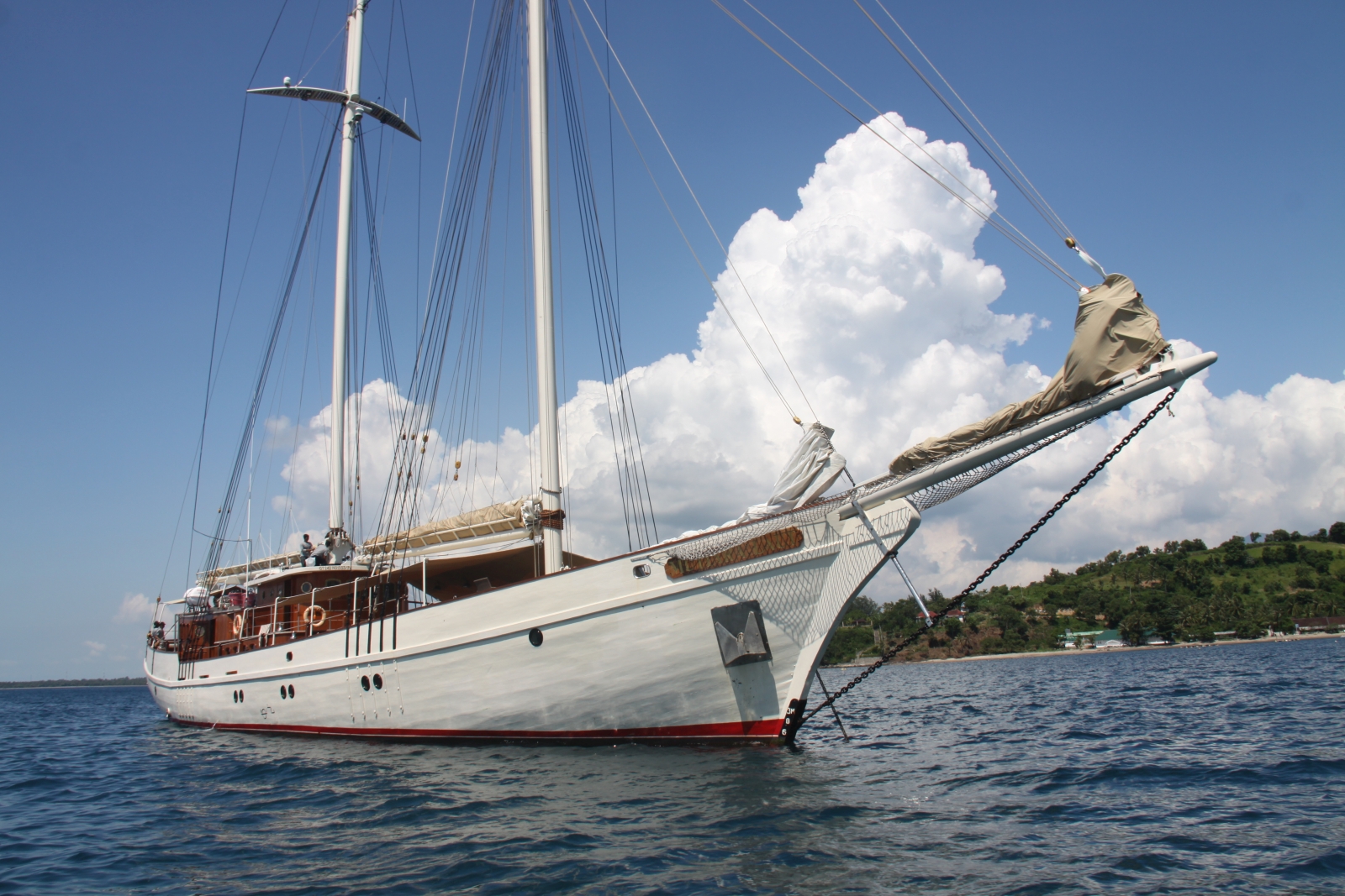 Close up exterior on Mutiara Laut