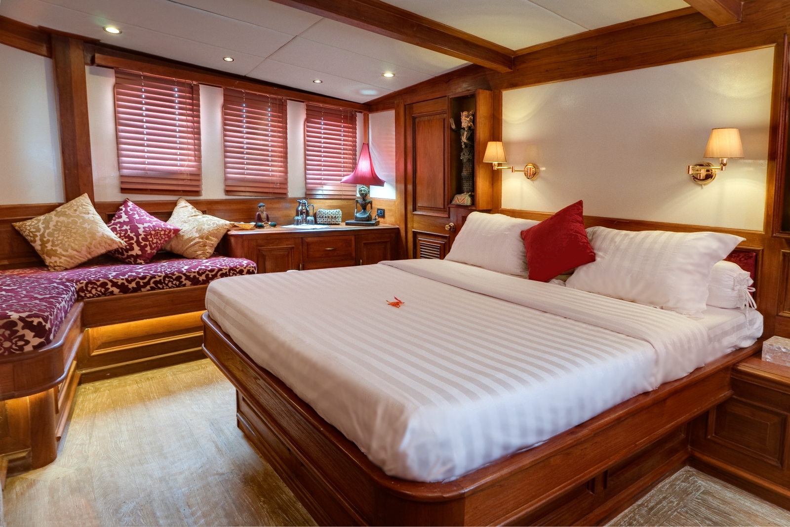 Double Bed in Master Bedroom
