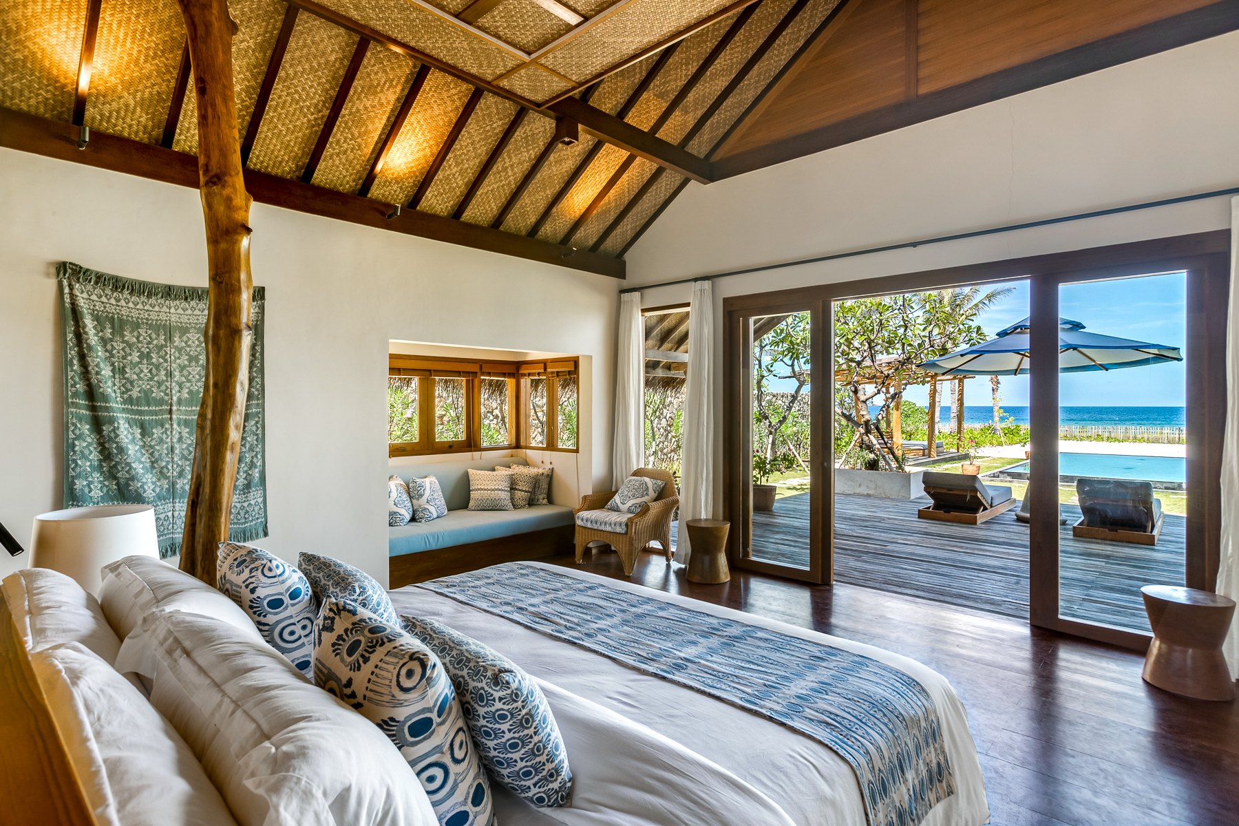 Guest bedroom at NIHI Rote in Indonesia