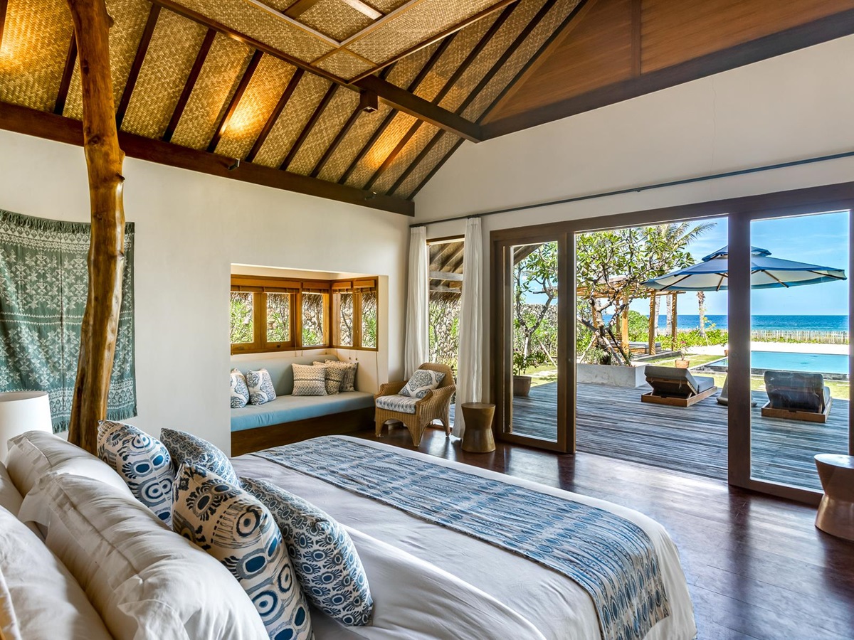Guest bedroom at NIHI Rote in Indonesia