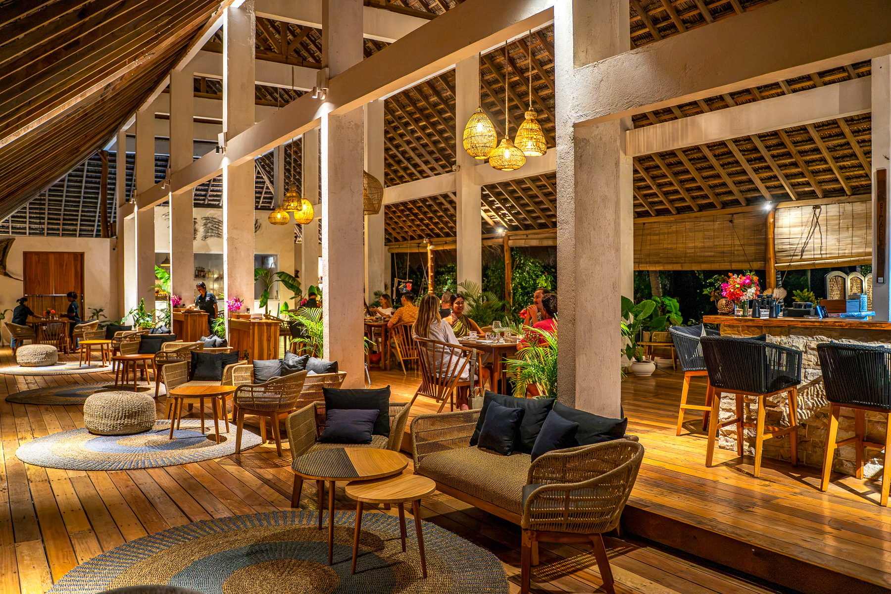 Restaurant at NIHI Rote in Indonesia