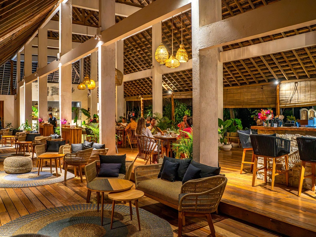 Restaurant at NIHI Rote in Indonesia