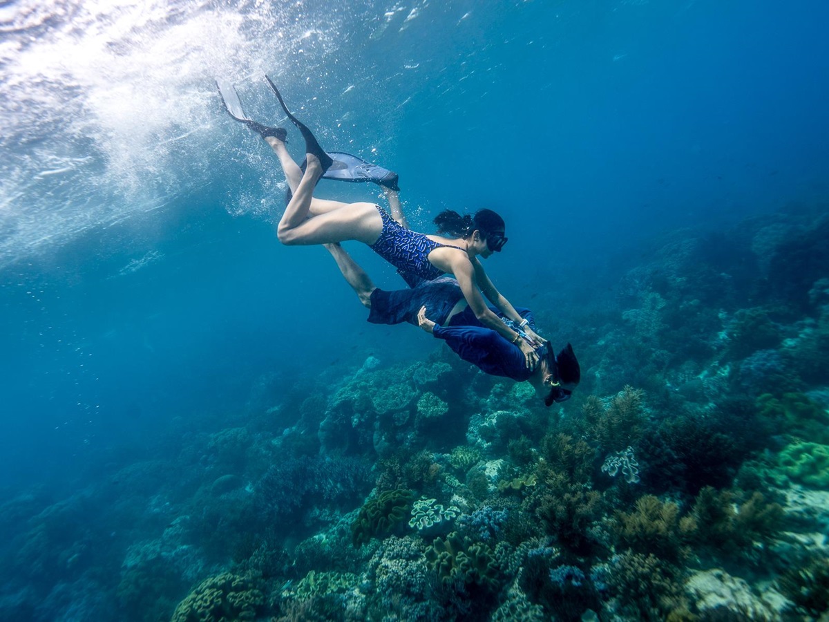 Snorkelling at NIHI Rote in Indonesia