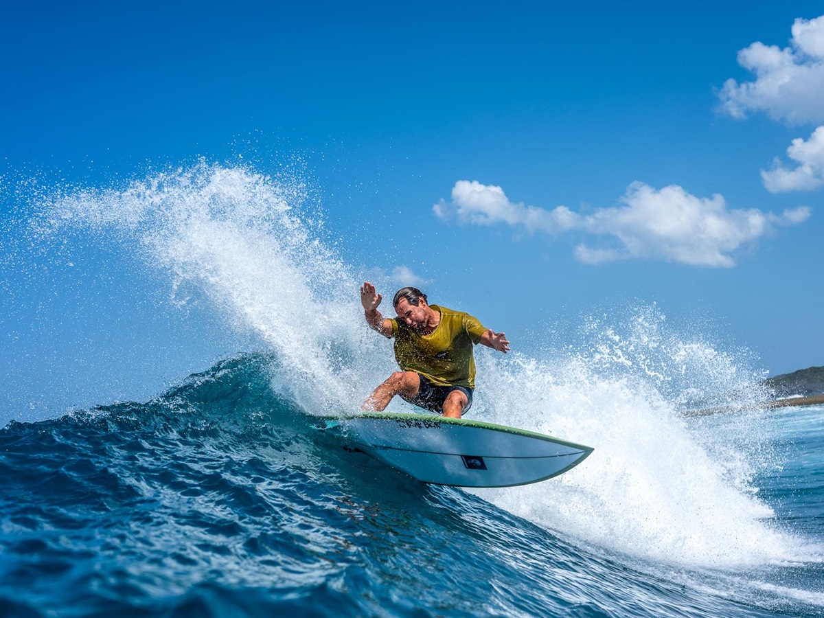 Surfing at NIHI Rote in Indonesia