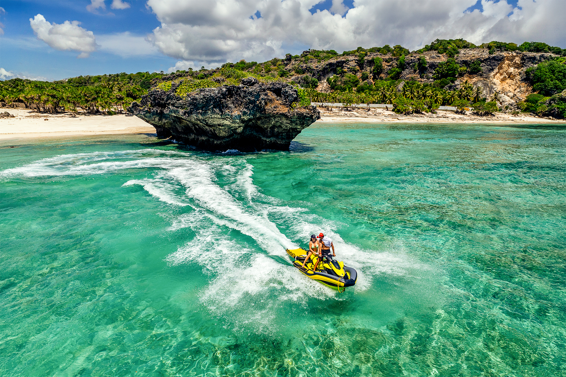 Watersports activities at NIHI Rote in Indonesia