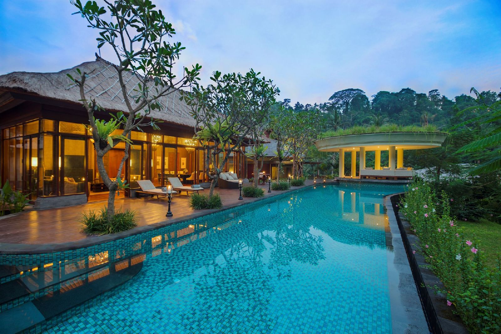 Three bedroom villa with pool at the Ritz Carlton Mandapa Indonesia