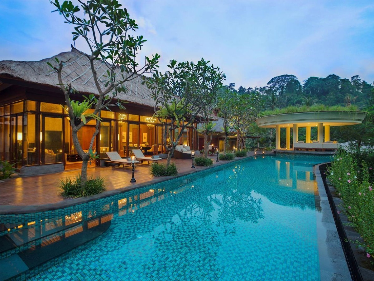 Three bedroom villa with pool at the Ritz Carlton Mandapa Indonesia