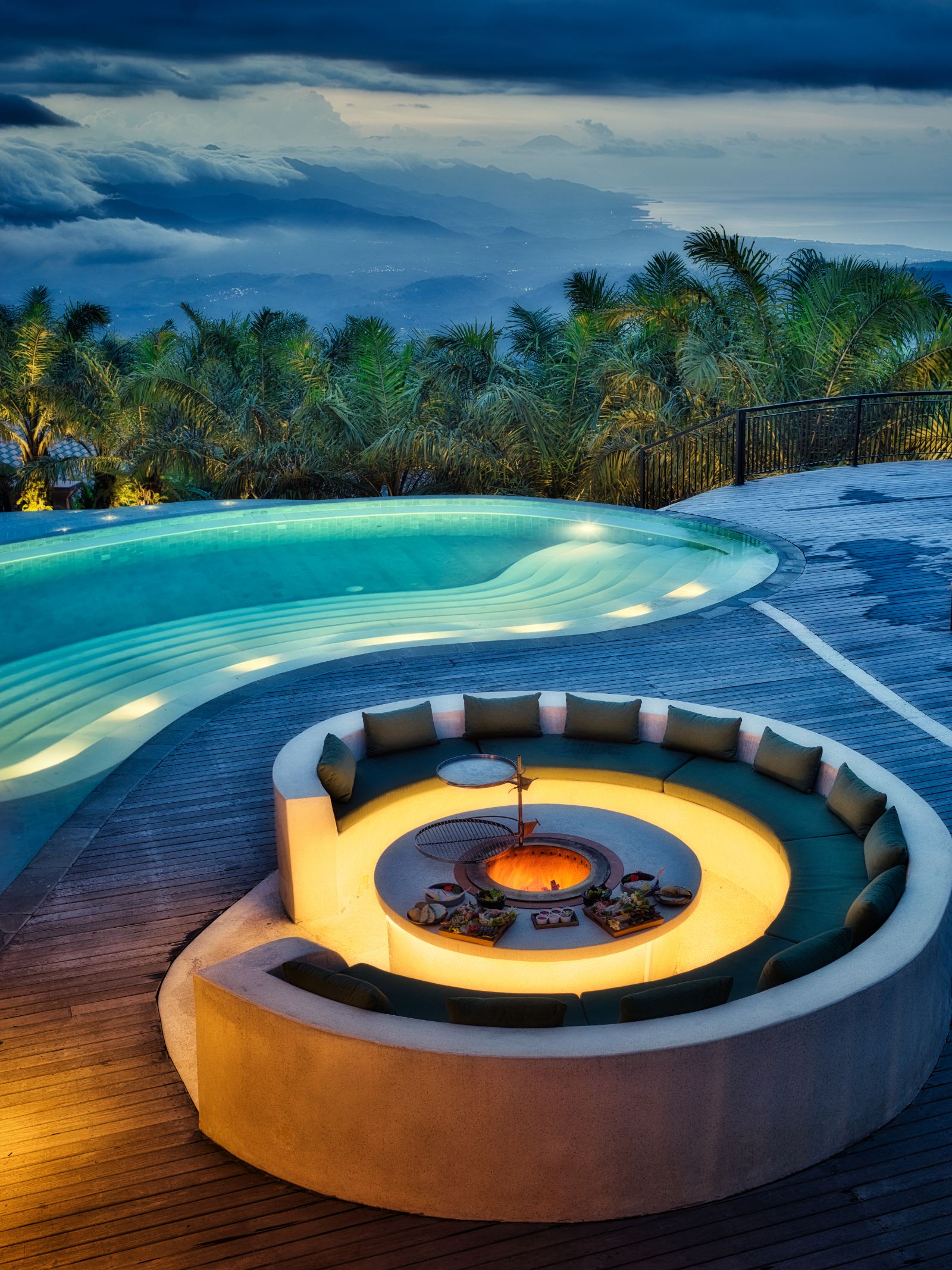 Elevate Bali poolside and seating in Indonesia