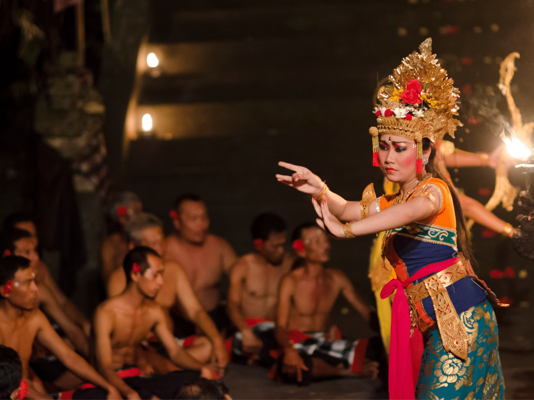 Kecak fire dance, Bali, Indonesia