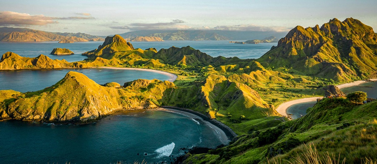 Aerial view of the Komodo Islands