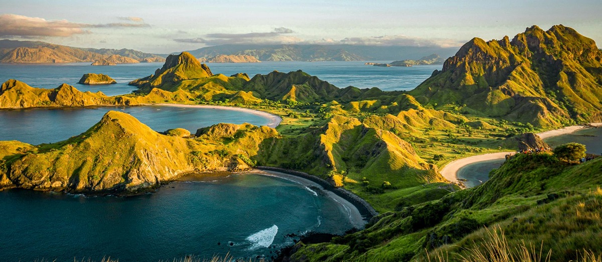 Aerial view of the Komodo Islands