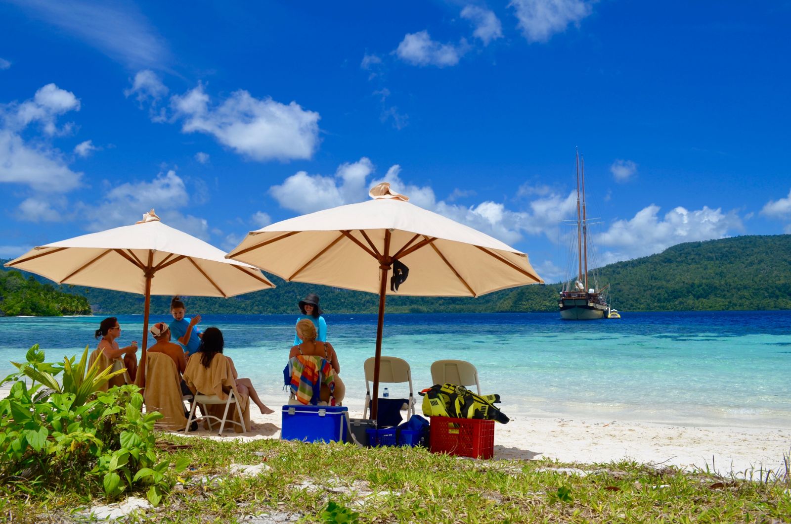 Lamima Beach in the Komodo Islands of Indonesia