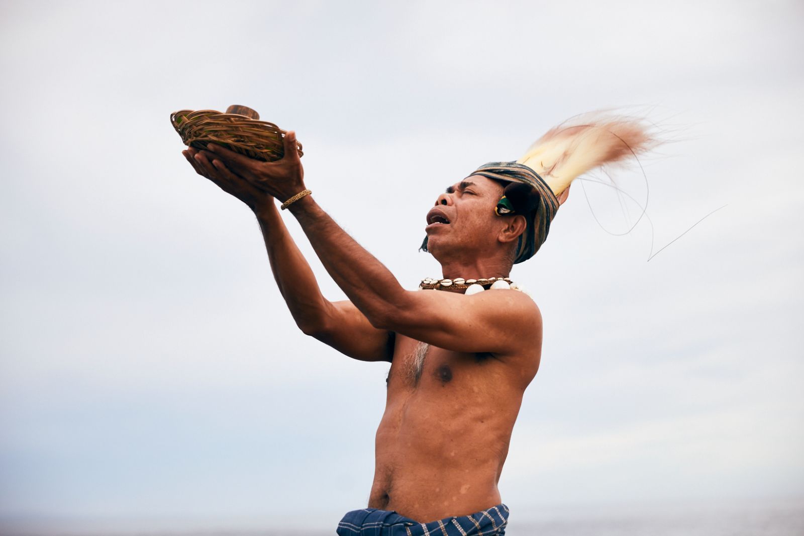 Tarian man in Raja Ampat, Indonesia