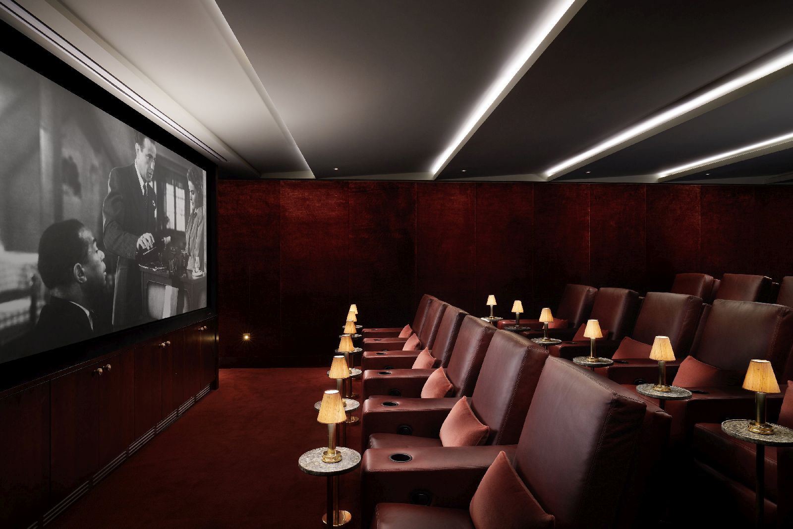 The cinema at Adare Manor near Limerick in Ireland