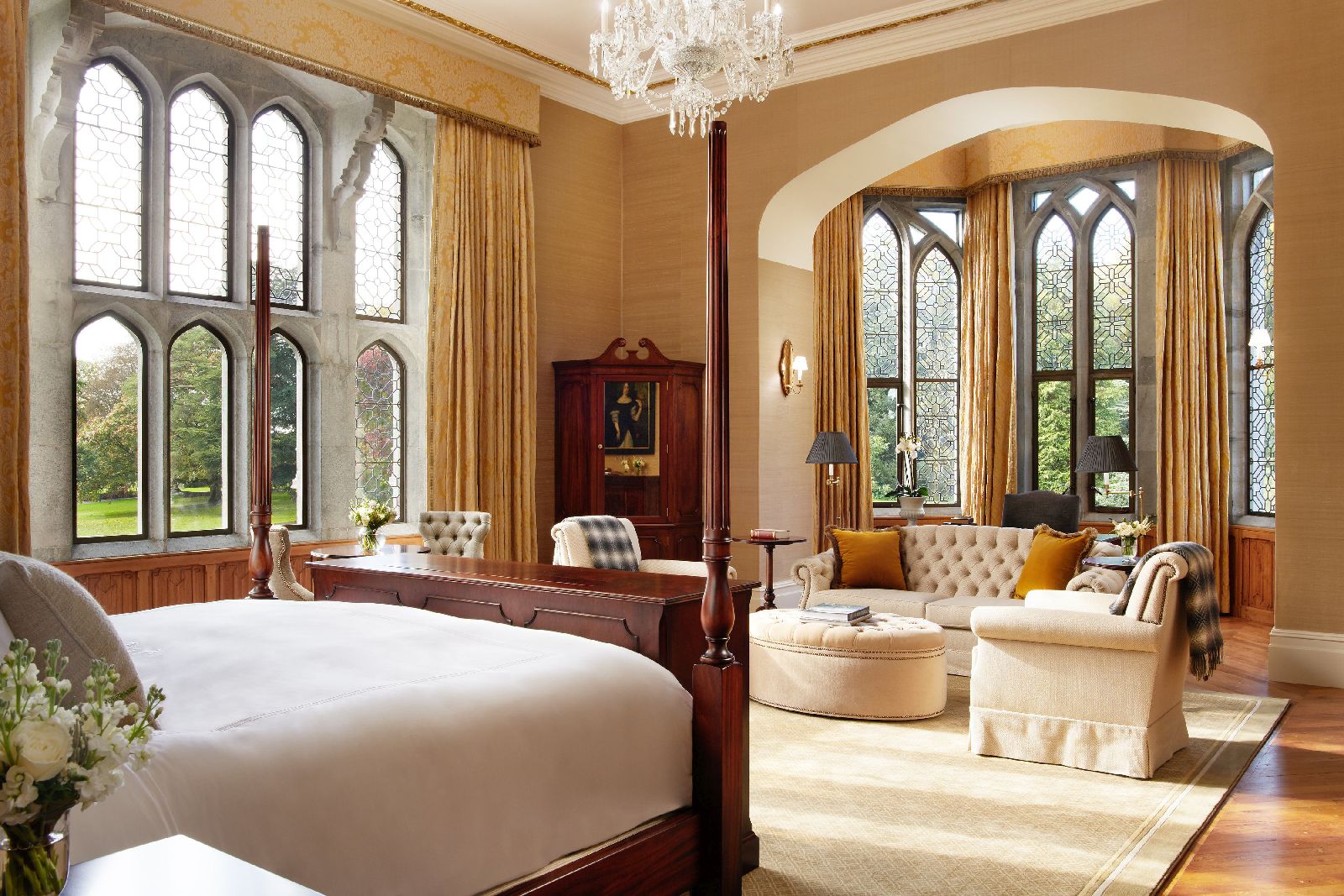Dunraven State Room at Adare Manor near Limerick in Ireland