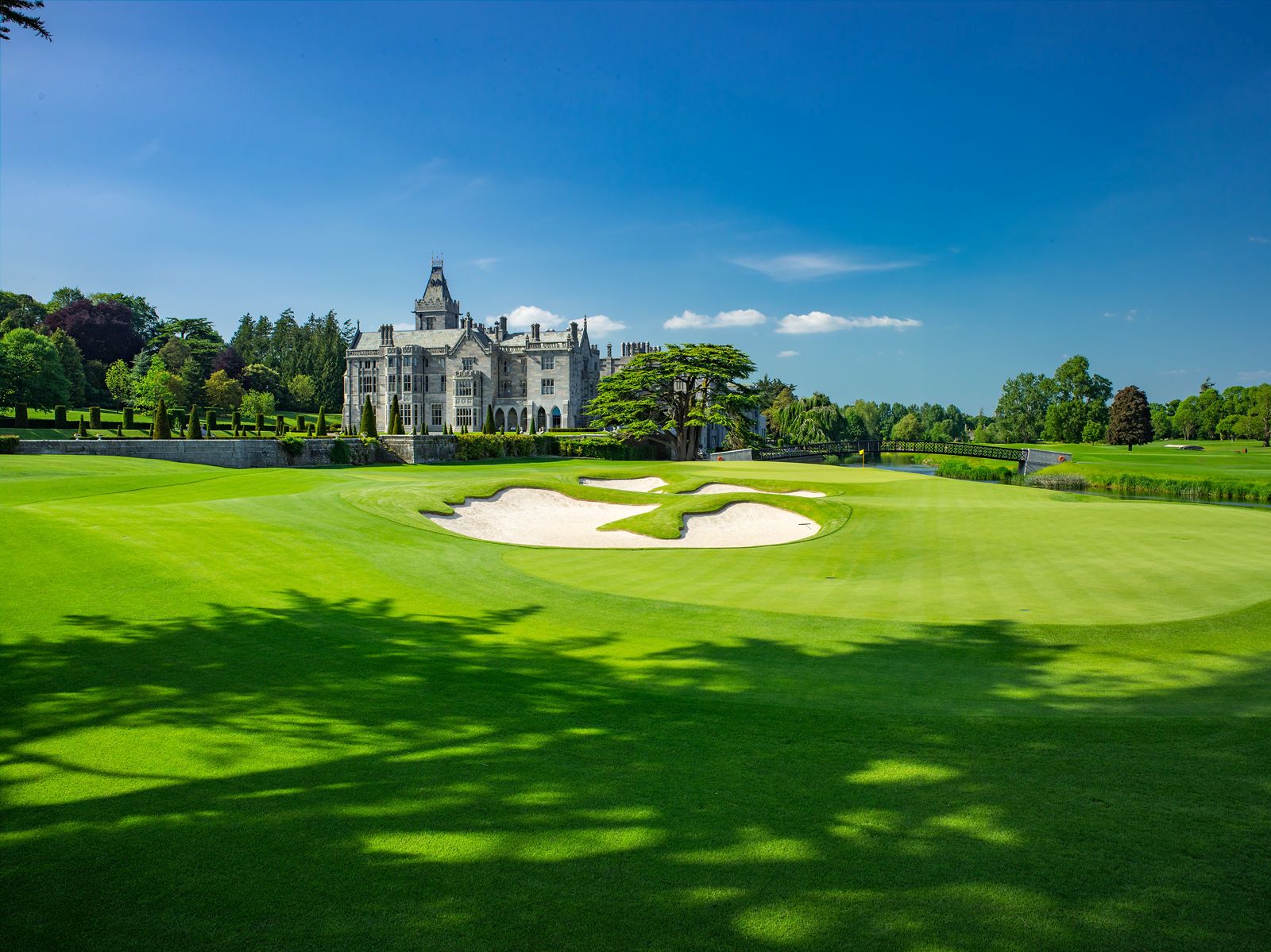 The golf course at Adare Manor near Limerick in Ireland