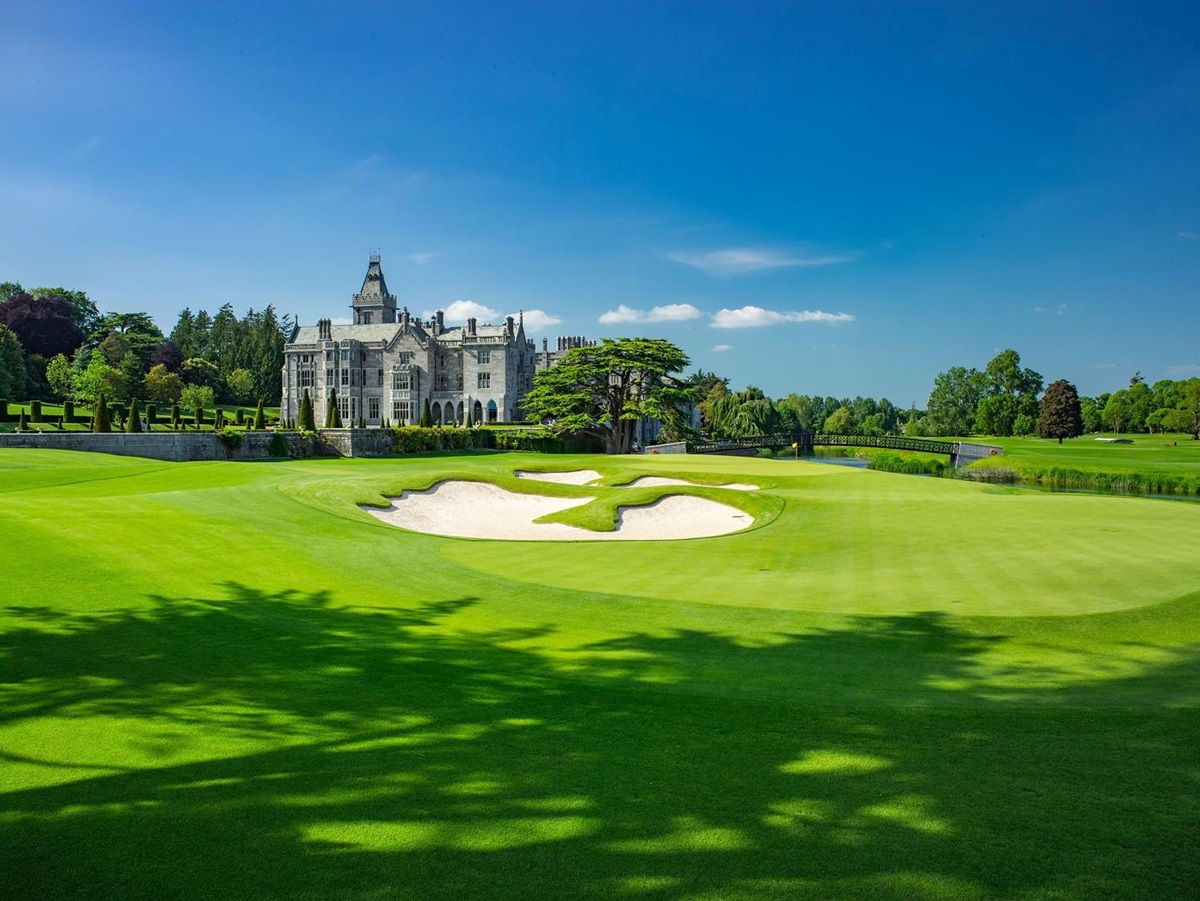 The golf course at Adare Manor near Limerick in Ireland