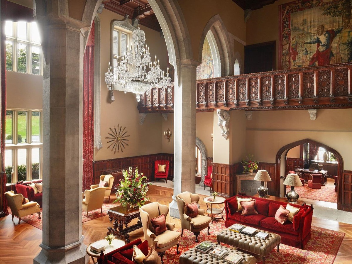 The Great Hall at Adare Manor near Limerick in Ireland