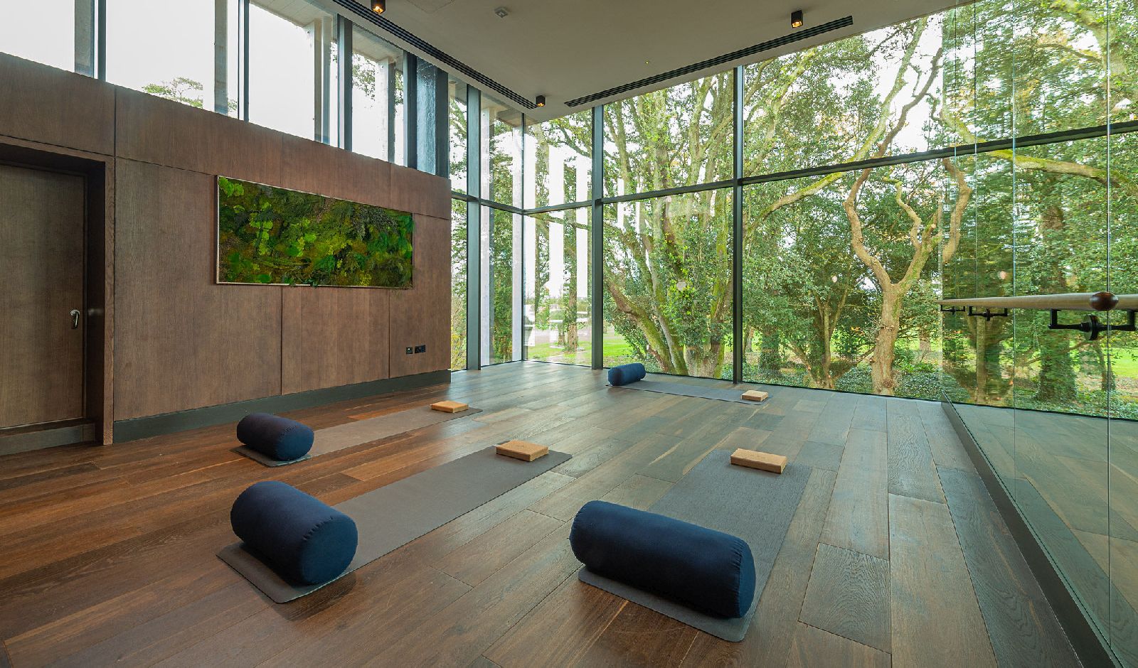 Yoga studio at Adare Manor near Limerick in Ireland