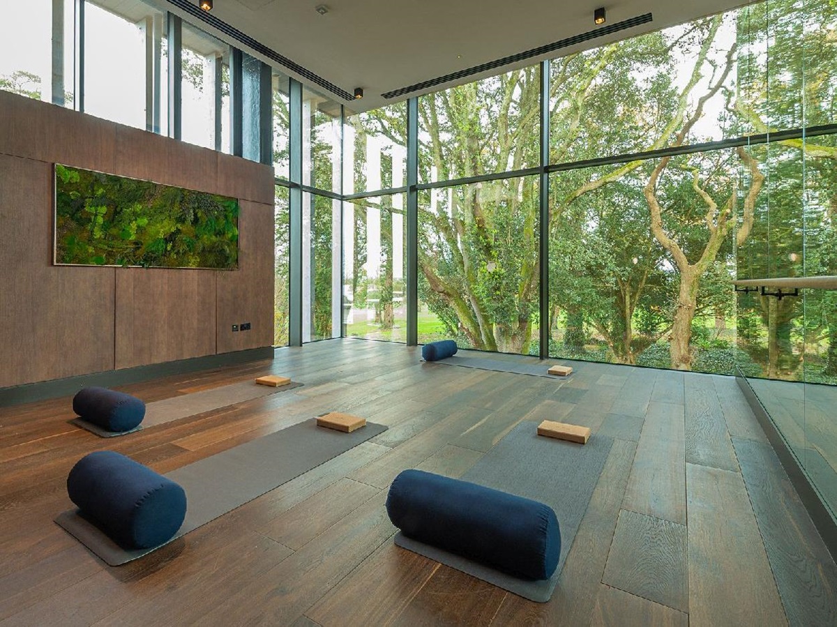 Yoga studio at Adare Manor near Limerick in Ireland